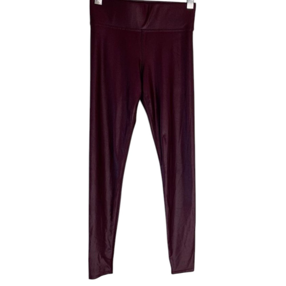 Carbon38‎ Takara Shine High Rise Leggings Burgundy Womens S Active Workout Gym